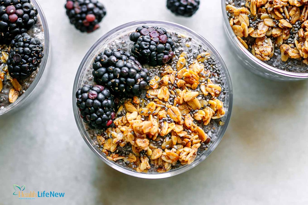 Blackberry Recipes Healthy - Blackberry Chia Seed Pudding