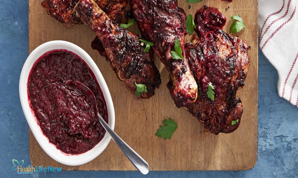 Blackberry Recipes Healthy - Blackberry Glazed Chicken