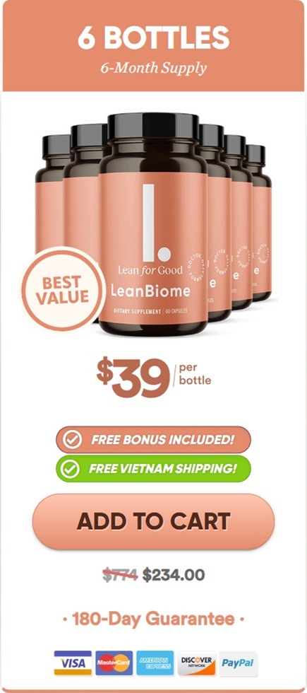 LeanBiome 6 Bottle